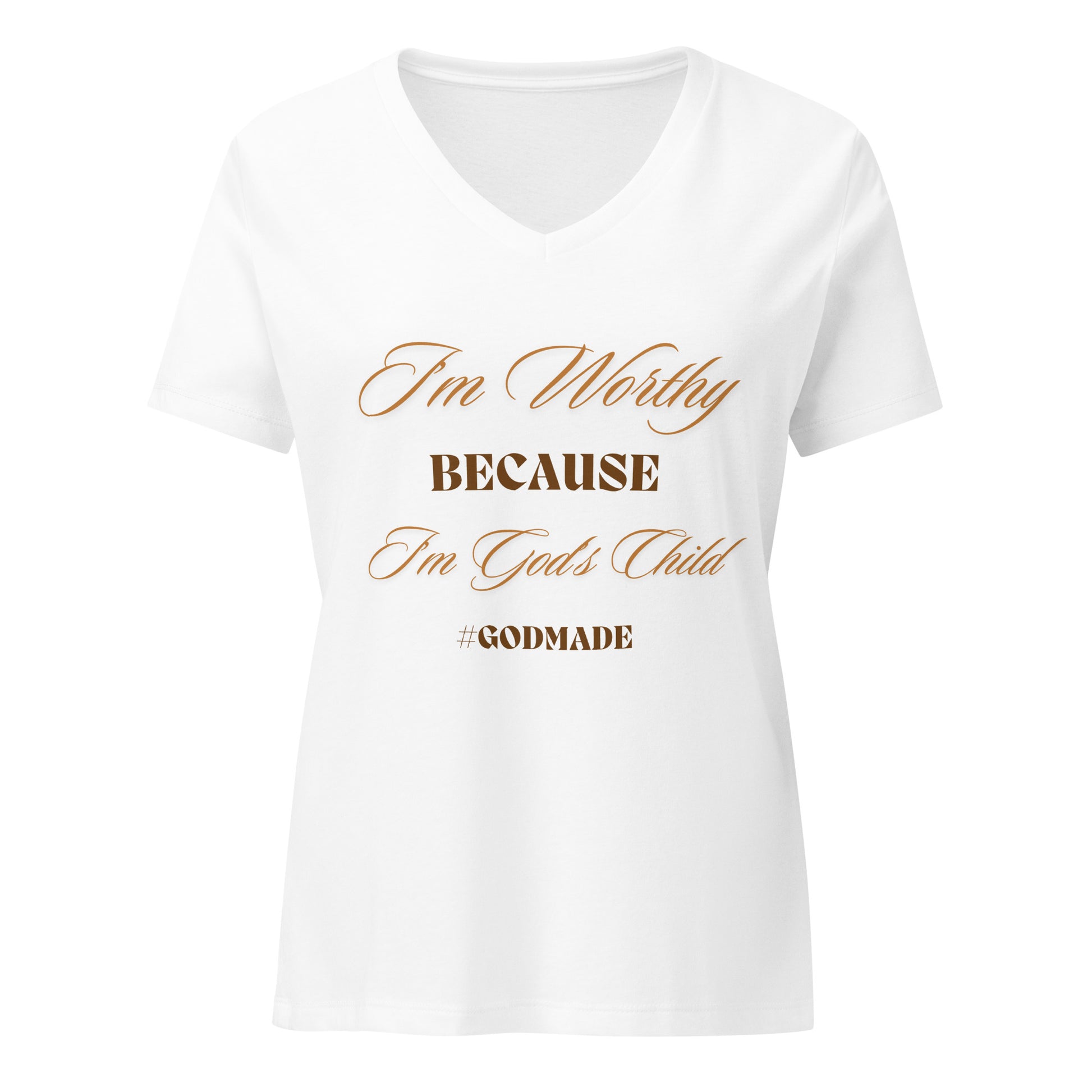 Inspirational Women’s relaxed V-Neck T Shirt