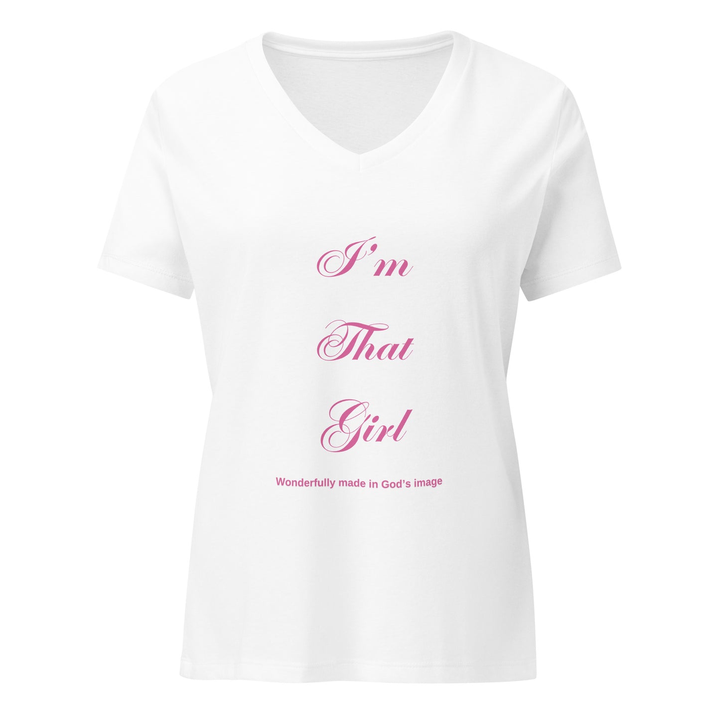 Inspirational Women’s relaxed V-Neck T Shirt