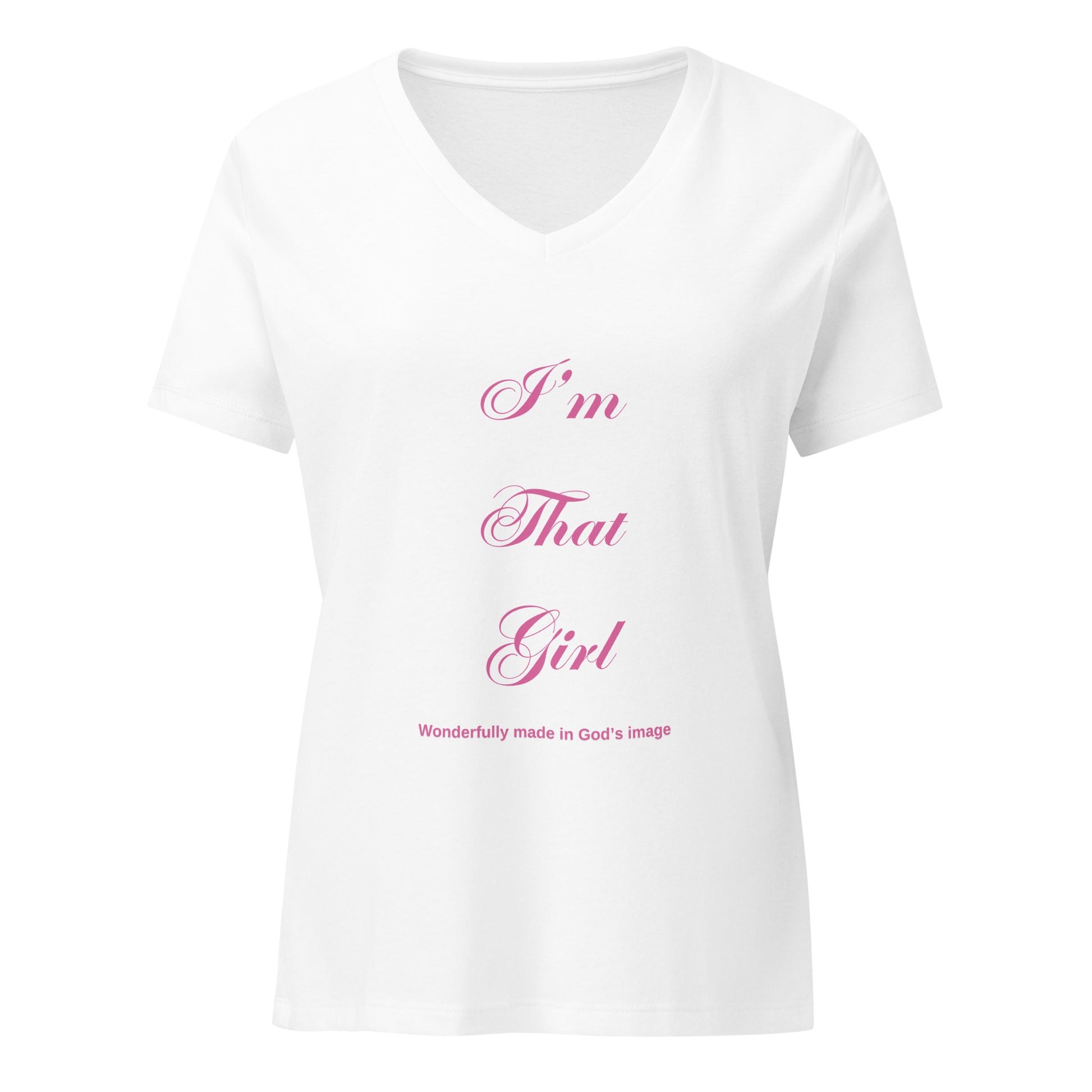 Inspirational Women’s relaxed V-Neck T Shirt