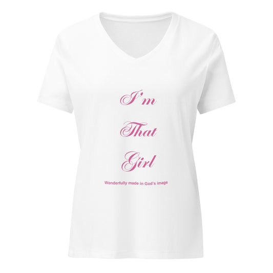 Inspirational Women’s relaxed V-Neck T Shirt